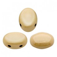 Les perles par Puca® Samos kralen Opaque beige ceramic look 03000/14413